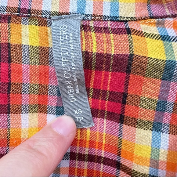 Urban Outfitters Plaid Mini Shirt Dress - Picture 6 of 6